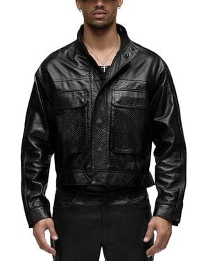 Hudson Jeans Leather Jacket - Black