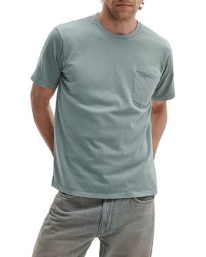 Rag & Bone Garment Dye Classic Pocket T-Shirt - Gray