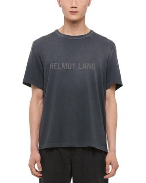 Helmut Lang Lazer Short Sleeve Logo Tee - Gray