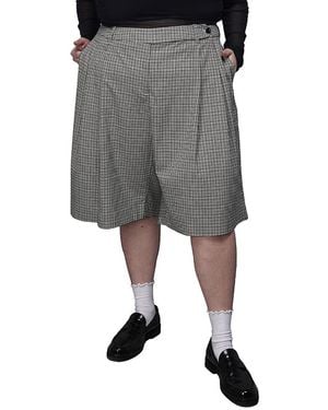 WILDFANG Plus The Empower Wide Leg Short - Gray