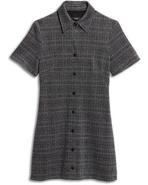 Theory Mini Shirt Dress - Black