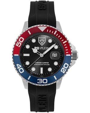 Philipp Plein Chrome Surfer Watch, 43Mm - Red