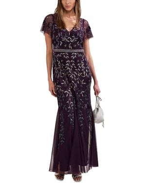Phase Eight Kaida Beaded Dress - Purple