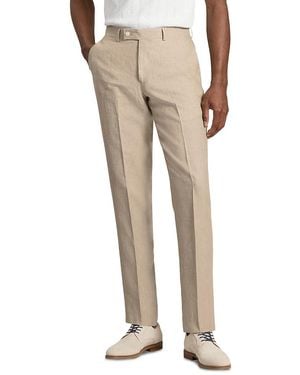 Ted Baker Winter Linen Modern Fit Suit Pants - Natural