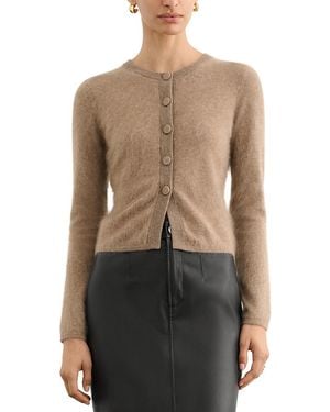 Toccin Mariah Cashmere Brushed Finish Cardigan - Multicolor