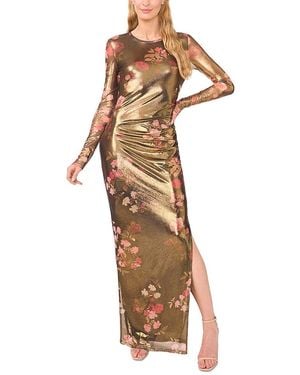 Ted Baker Nic Floral Foiled Mesh Maxi Dress - Multicolor