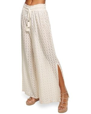 Ramy Brook Glora Crocheted Cover-Up Pants - White
