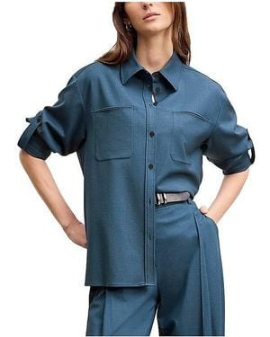 M.M.LaFleur M. M.Lafleur Russell Button Down Shirt - Blue