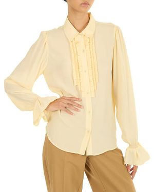 SECRET MISSION Astoria Blouse - Natural