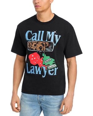 Market Call My Lawyer Chase Graphic Logo Tee - Black