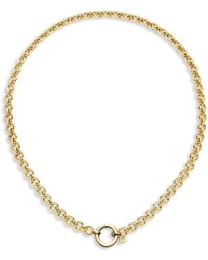 Temple St. Clair 18K Fj Mini Jean D'Arc Chain Necklace, 18 - Metallic