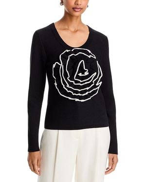 Sonia Rykiel Rosette Pullover Sweater - Black