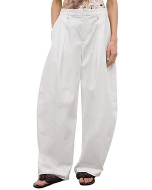 STAUD Elias Barrel Pants - White