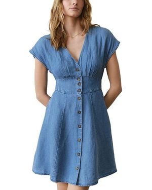 Marine Layer Camila Mini Dress - Blue