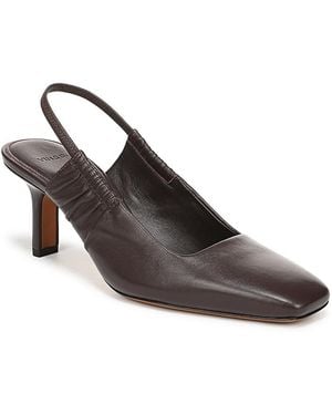 Vince Venice Slingback Pumps - Brown