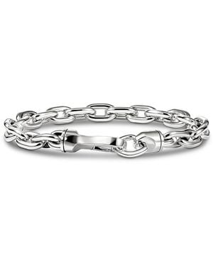 John Hardy Sterling Chain Oval Link Bracelet - White