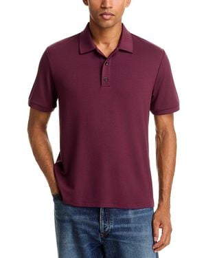 Rag & Bone Tech Pique Slim Polo Shirt - Purple