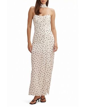 EVER NEW Arli Strapless Ruched Maxi Dress - Multicolor