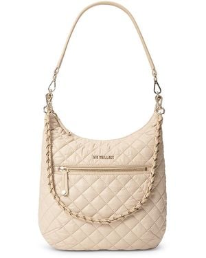MZ Wallace Crosby Sienna Hobo Bag - White