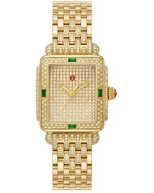 Michele Special Edition Deco Mid Watch, 29Mm X 31Mm - Metallic