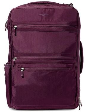 Baggallini Modern Convertible Travel Backpack - Purple