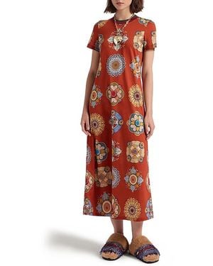 La DoubleJ Sporty Swing Dress - Red