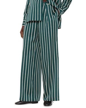 Whistles Alex Striped Pants - Green