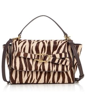Loeffler Randall Alexei Calf Hair Crossbody Bag - Metallic