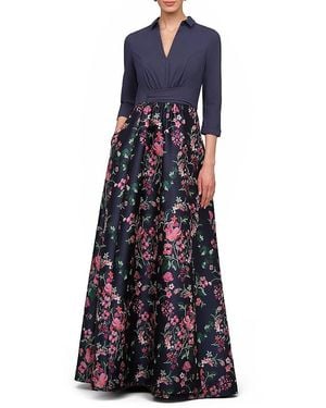Kay Unger Marceline Gown - Blue