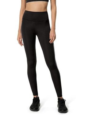 LILYSILK Silk Contour High Rise Streamlined Leggings - Black