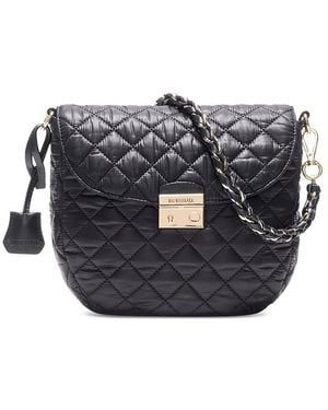 MZ Wallace Crosby Lock Quilted Saddle Bag - Black