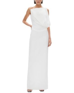 Rachel Gilbert Claudia Asymmetric Gown - White