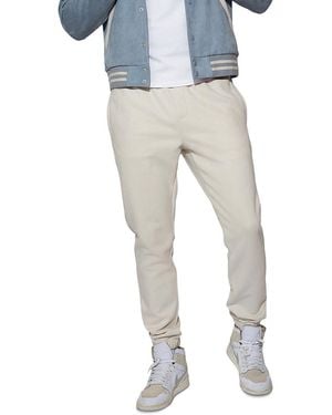 Monfrere Noah Slim Fit Sueded Pants - Blue