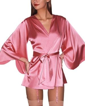 Fleur du Mal Angel Sleeve Robe - Pink