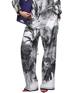 The Attico Silk Pants - Gray