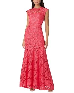 Shoshanna Raven Lace Dress - Red
