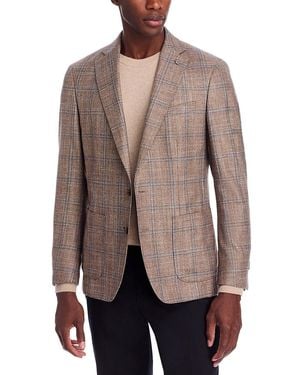 Peter Millar Crown Crafted Leroy Windowpane Soft Jacket - Brown