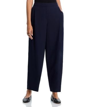 Lafayette 148 New York Cooper Pleated Pants - Blue