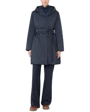 Weekend by Maxmara Wkduggioso Reversible Hooded Down Coat - Blue