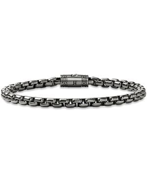 John Hardy Dark Box Chain Bracelet - White
