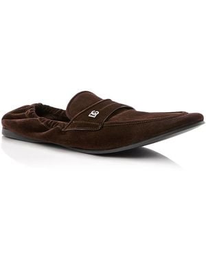 Dolce & Gabbana Loafer Slippers - Brown