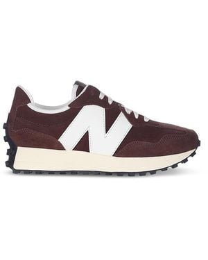 New Balance 327 Suede Low Top Sneakers - Brown
