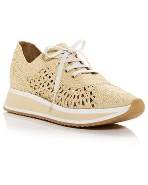 Robert Clergerie Ozan Woven Low Top Sneakers - Natural