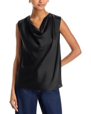 Rag & Bone Vinnie Silk Sleeveless Top - Black