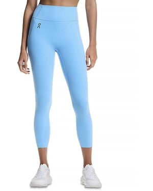 On Shoes Studio 7/8 Tights - Blue
