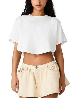 Steve Madden Callum Knit Top - White
