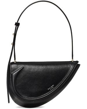 Kate Spade The Spade Leather Shoulder Bag - Black