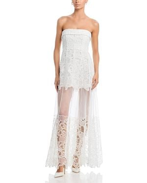 Jonathan Simkhai Rennis Bustier Gown - White