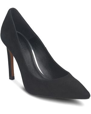 Whistles Cornel Suede Pointed Toe Pumps - Black