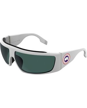 Canada Goose Shield Sunglasses, 76Mm - Green
